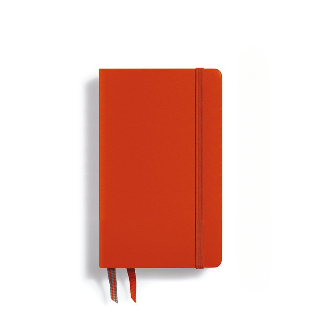 Leuchtturm1917 A6 Pocket Hardcover Notebook in Ruled / Fox Red — Leuchtturm1917 notebook — quality writing journal with premium paper, at Cityluxe Singapore stationery store