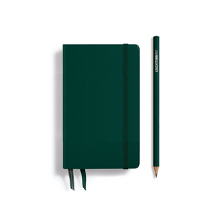 Leuchtturm1917 A6 Pocket Hardcover Notebook - Plain / Forest Green