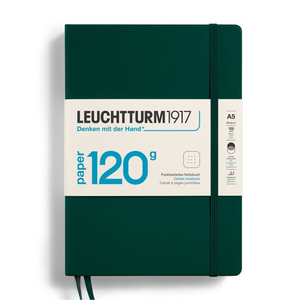 Leuchtturm1917 120G Edition A5 Medium Hardcover Notebook - Dotted / Forest Green