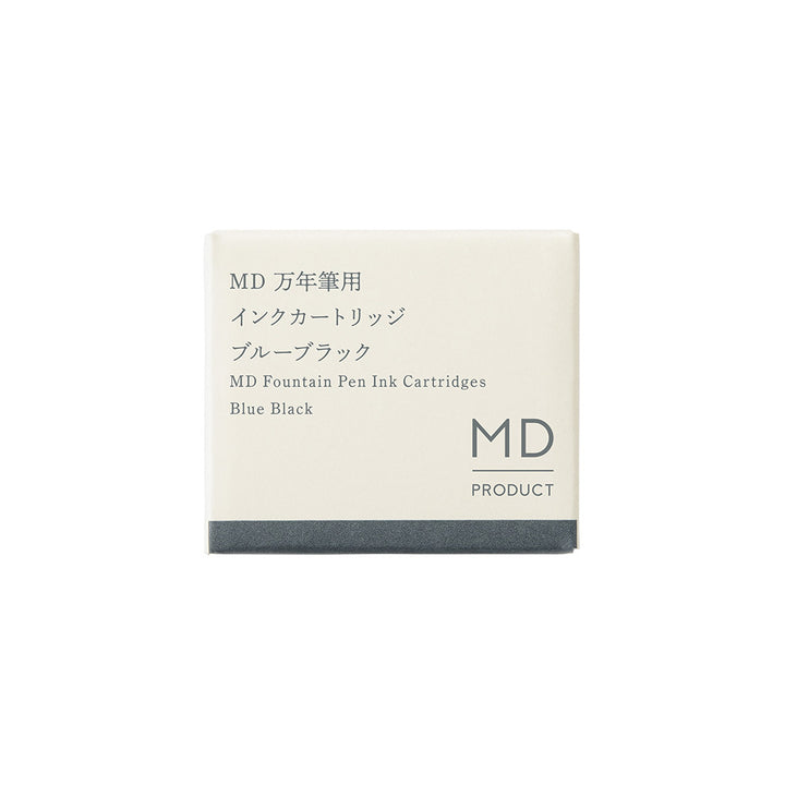 Cartridge for MD Fountain Pen in Blue-Black — MD Paper fountain pen ink — premium bottled ink for writing, at Cityluxe Singapore