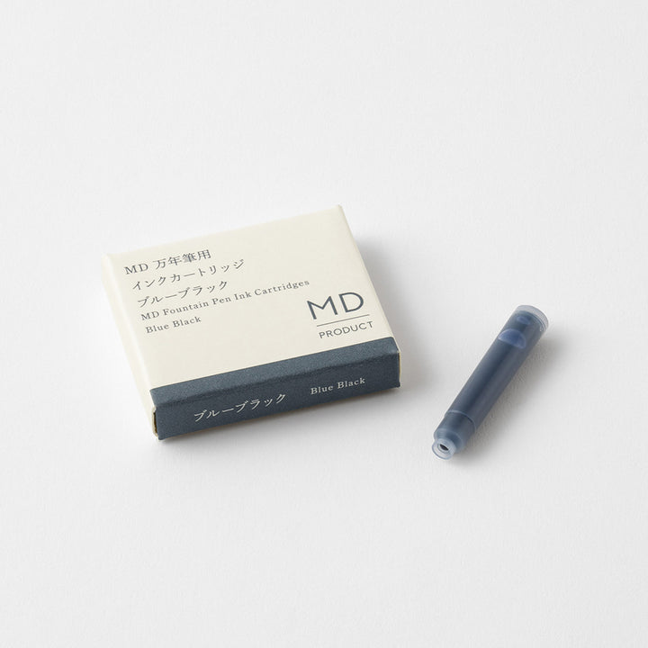 Cartridge for MD Fountain Pen in Blue-Black — MD Paper fountain pen ink — premium bottled ink for writing, at Cityluxe Singapore