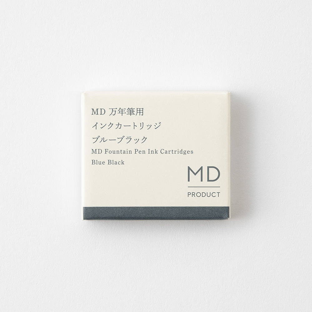 Cartridge for MD Fountain Pen in Blue-Black — MD Paper fountain pen ink — premium bottled ink for writing, at Cityluxe Singapore