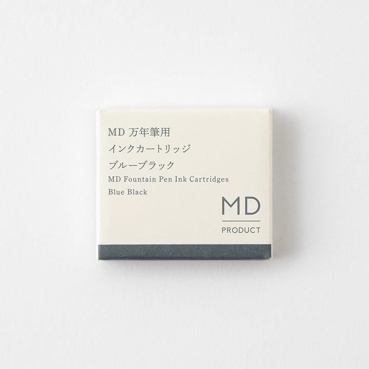 Cartridge for MD Fountain Pen in Blue-Black — MD Paper fountain pen ink — premium bottled ink for writing, at Cityluxe Singapore