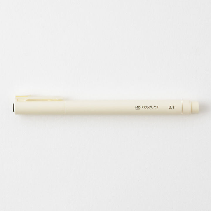 MD Drawing Pen Black <0.1mm> <0.3mm> <0.5mm> Tip — angle view