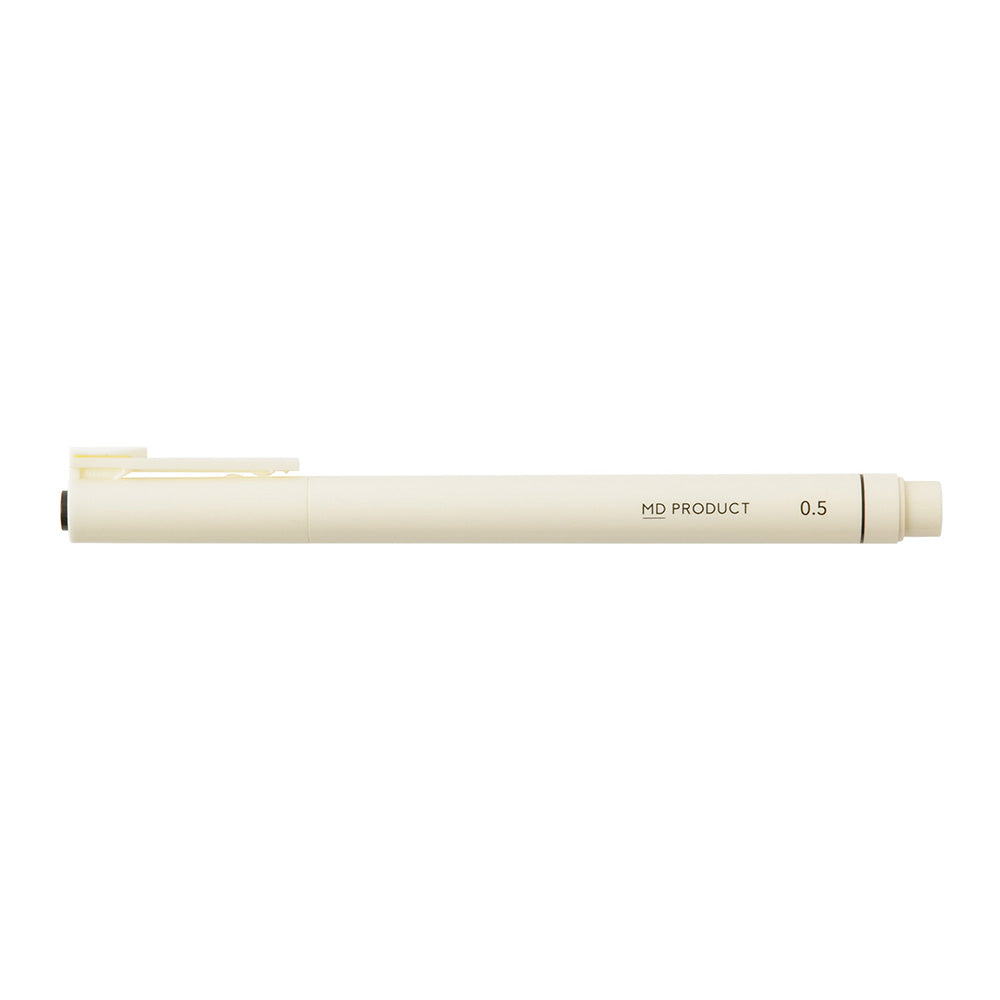 MD Drawing Pen Black <0.1mm> <0.3mm> <0.5mm> Tip — flat lay