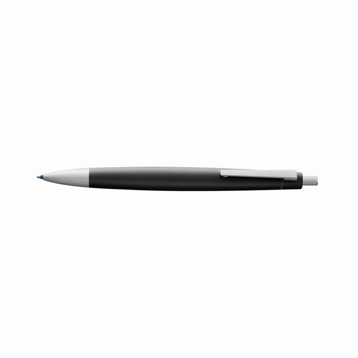 LAMY 2000 4 Color Ballpoint Pen with Brushed Stainless Steel Clip - Black