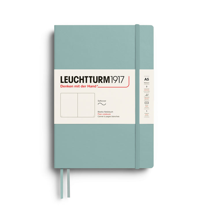 Leuchtturm1917 A5 Medium Softcover Notebook - Plain / Dove