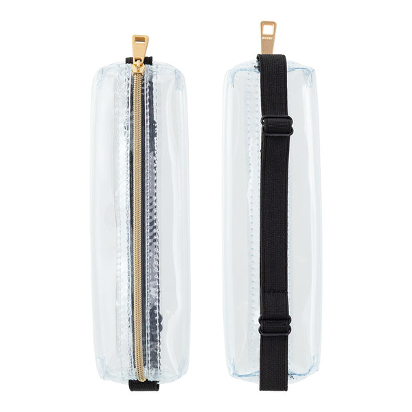 이미지를 갤러리 뷰어에 로드 , Midori Book Band Pen Case (B6-A5 Size) - Clear
