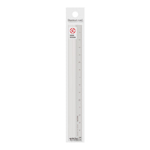 Midori Aluminum Ruler 15cm - Silver