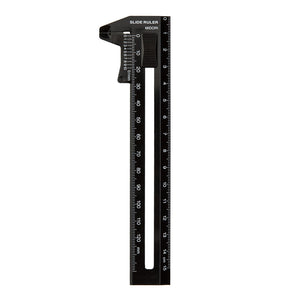 Midori CL Thickness Ruler 15cm - Black