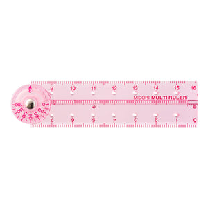 Midori Multi Ruler 16cm - Pink