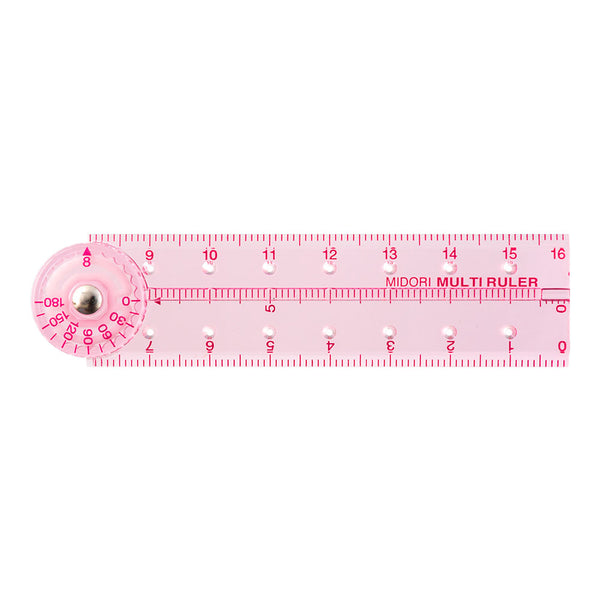 Load image into Gallery viewer, Midori Multi Ruler 16cm - Pink
