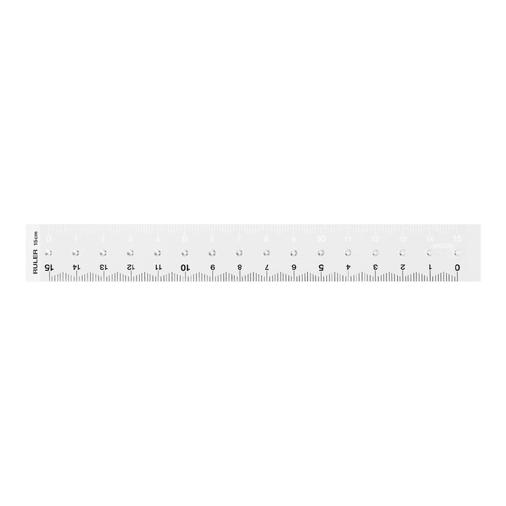 Midori Ruler (15cm) — Midori ruler — precision measuring tool for writing and design, at Cityluxe Singapore