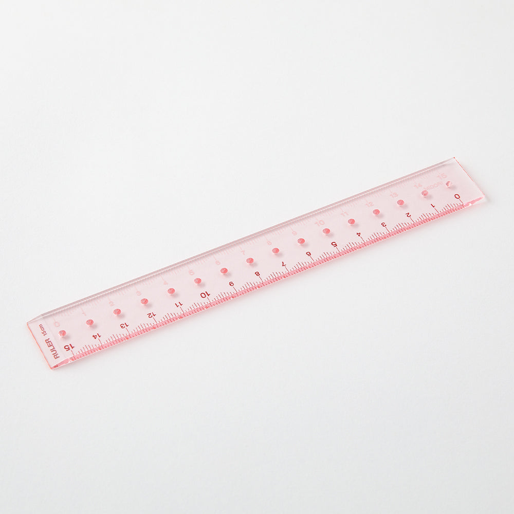 Midori Ruler (15cm) — Midori ruler — precision measuring tool for writing and design, at Cityluxe Singapore