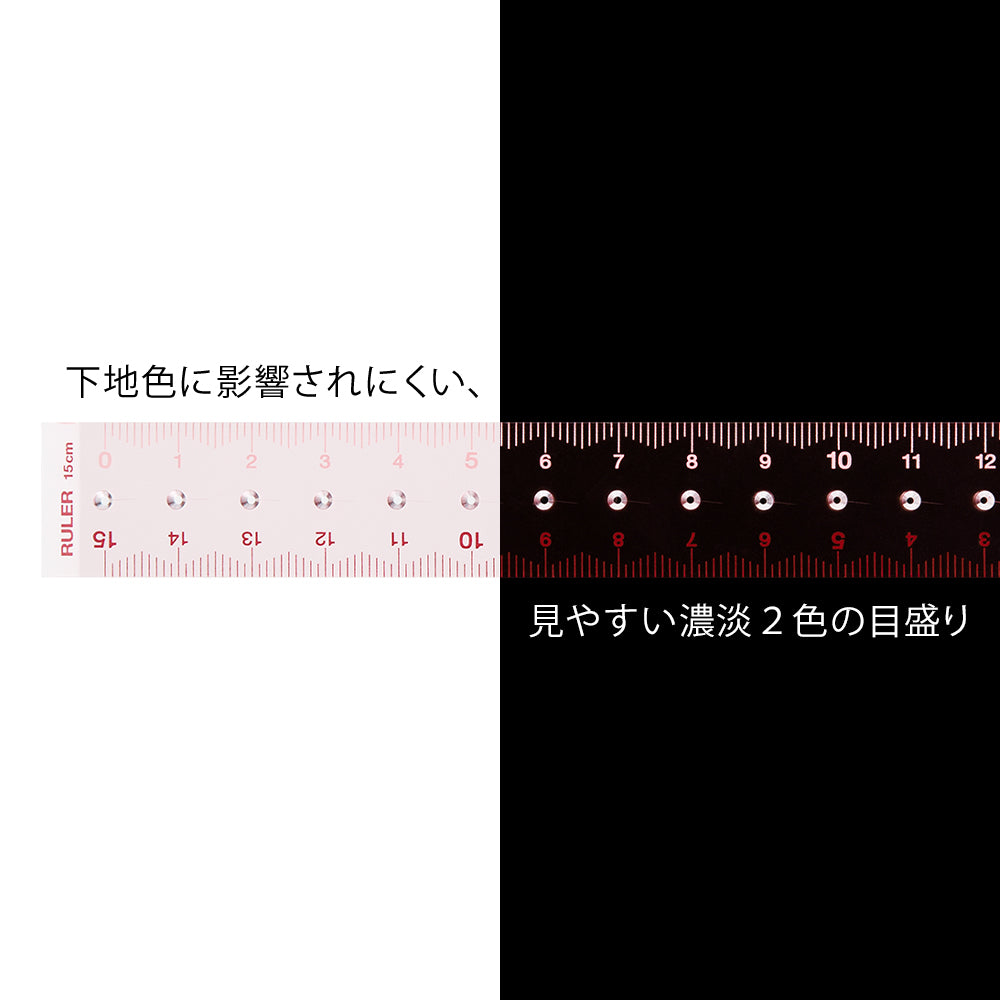 Midori Ruler (15cm) — Midori ruler — precision measuring tool for writing and design, at Cityluxe Singapore