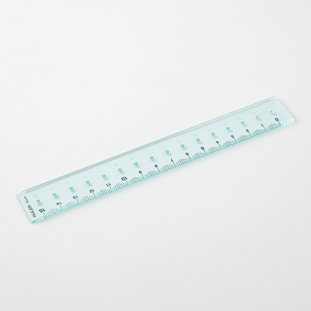 Midori Ruler (15cm) — Midori ruler — precision measuring tool for writing and design, at Cityluxe Singapore