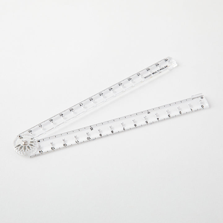 Midori Multi Ruler (30cm) — Midori ruler — precision measuring tool for writing and design, at Cityluxe Singapore
