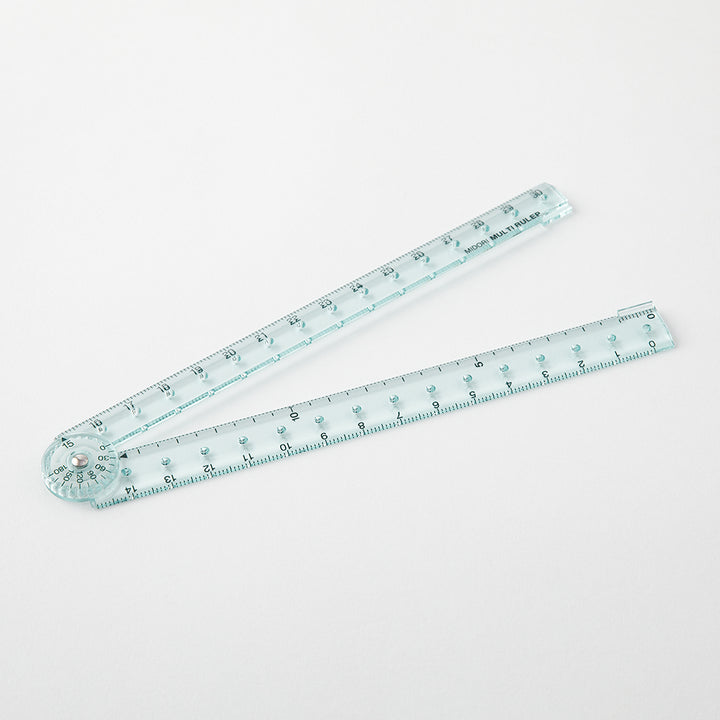 Midori Multi Ruler (30cm) — Midori ruler — precision measuring tool for writing and design, at Cityluxe Singapore