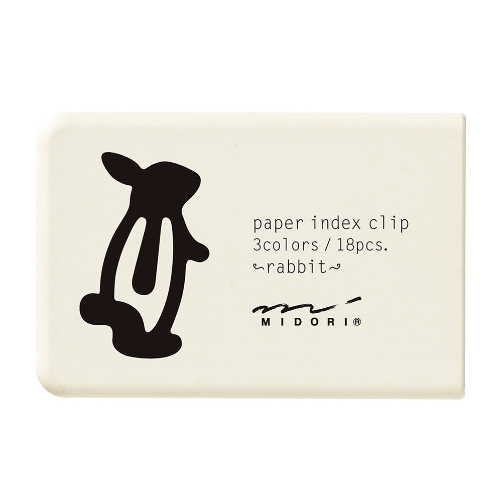 Midori Index Clips Rabbit