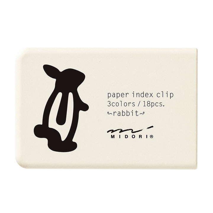 Midori Index Clips Rabbit