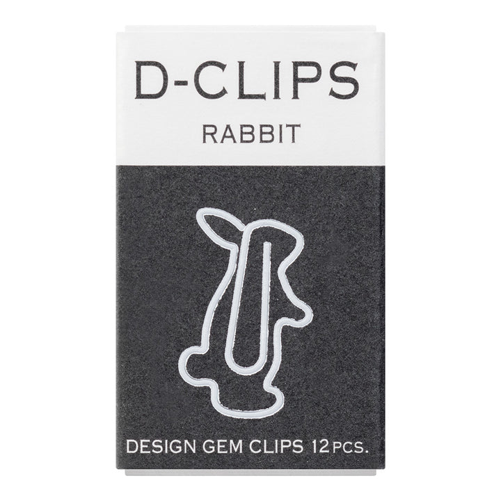 Midori D-Clips Mini Box Rabbit — Midori paper clip — premium stationery and lifestyle, at Cityluxe Singapore