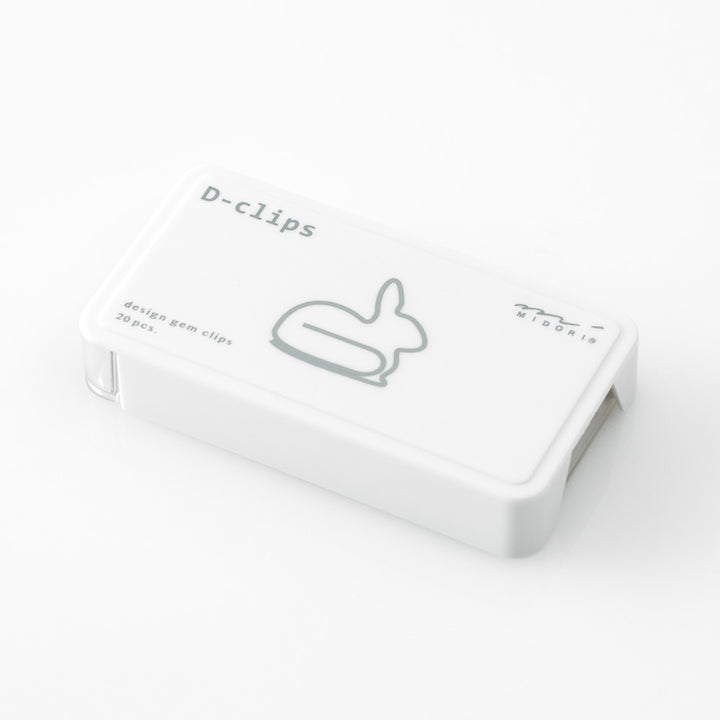 Midori D-clips Rabbit A — Midori paper clip — premium stationery and lifestyle, at Cityluxe Singapore