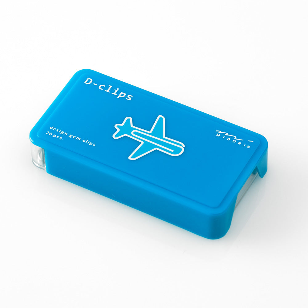 Midori D-clips Airplane A — Midori paper clip — premium stationery and lifestyle, at Cityluxe Singapore