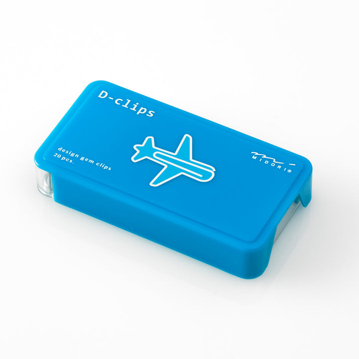 Midori D-clips Airplane A — Midori paper clip — premium stationery and lifestyle, at Cityluxe Singapore