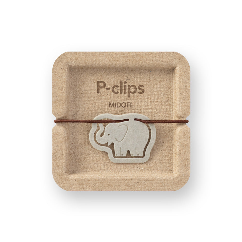 Midori P-Clips Elephant — Midori clip — premium stationery and lifestyle, at Cityluxe Singapore