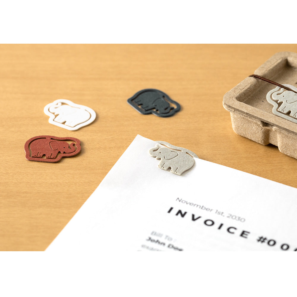 Midori P-Clips Elephant — Midori clip — premium stationery and lifestyle, at Cityluxe Singapore
