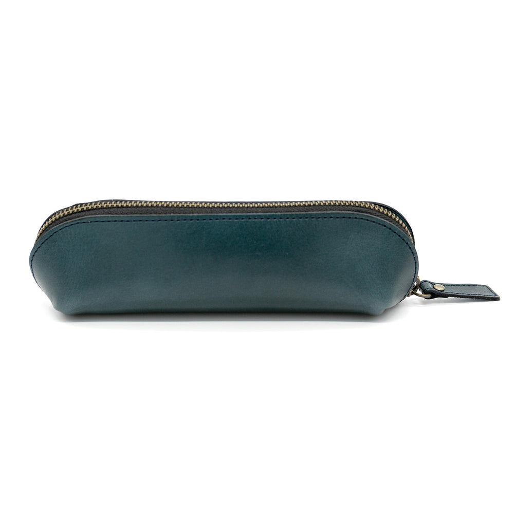 Luddite Trattoria Leather Pen Case in Navy — Luddite pencil — quality graphite writing pencil, at Cityluxe Singapore