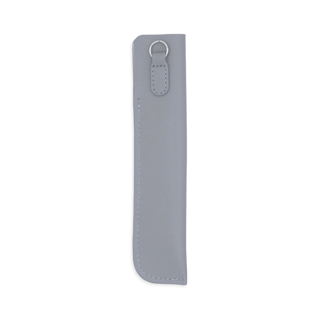 Luddite Superior Standard PU Leather Pen Holder in Gray — Luddite pencil — quality graphite writing pencil, at Cityluxe Singapore