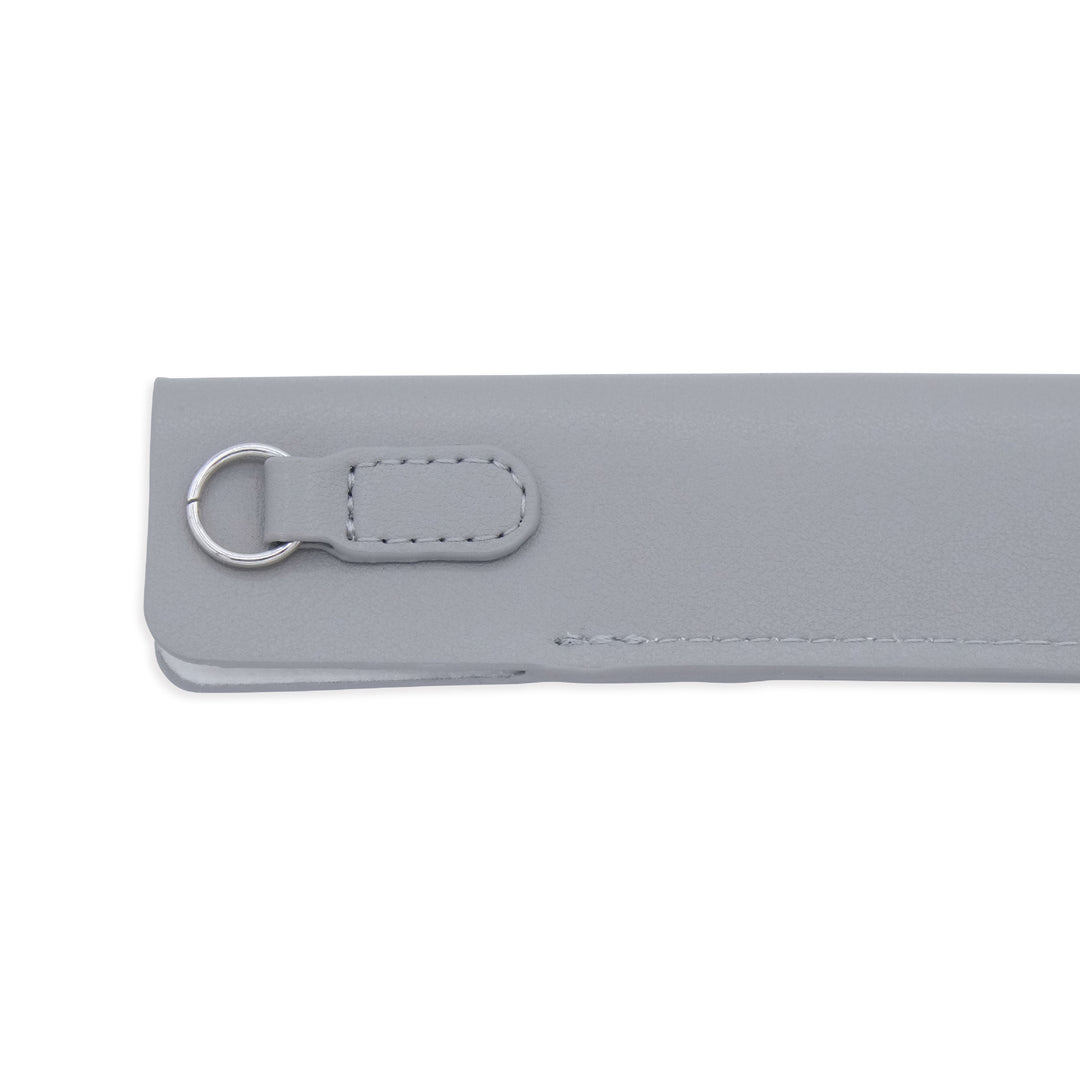 Luddite Superior Standard PU Leather Pen Holder - Gray — tip detail