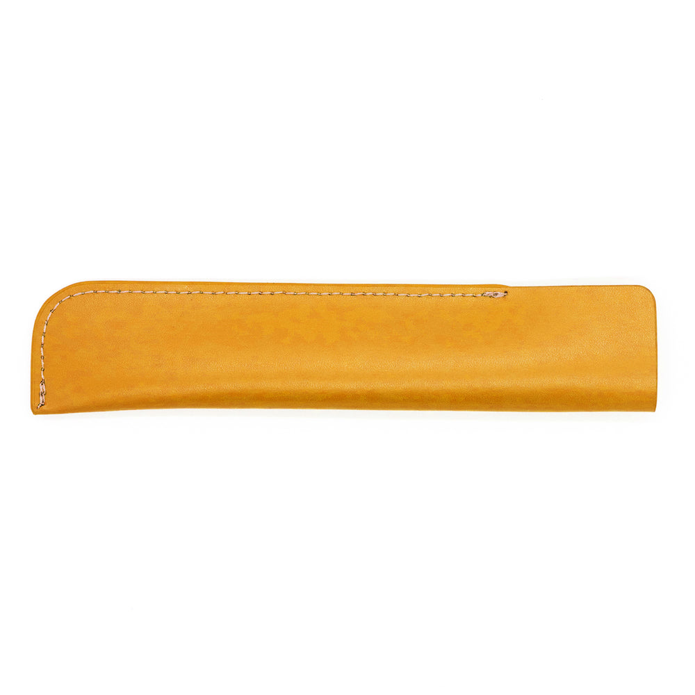 Luddite THE POST Bonded Leather Fiber Pen Sheath in Camel — Luddite pencil — quality graphite writing pencil, at Cityluxe Singapore