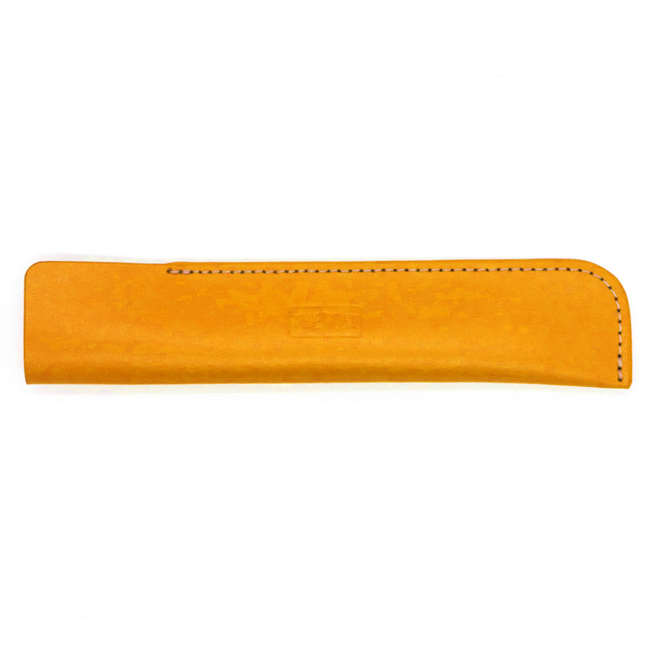 Luddite THE POST Bonded Leather Fiber Pen Sheath - Camel — capped