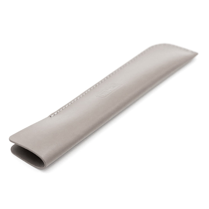 Luddite THE POST Bonded Leather Fiber Pen Sheath - Greige — tip detail