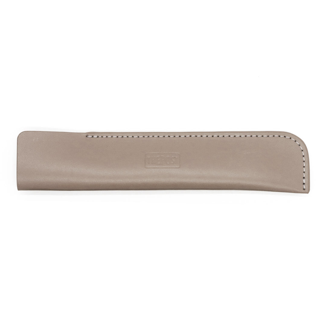 Luddite THE POST Bonded Leather Fiber Pen Sheath in Greige — Luddite pencil — quality graphite writing pencil, at Cityluxe Singapore