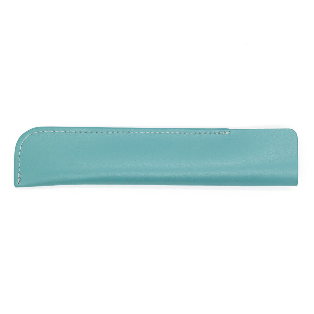 Luddite THE POST Bonded Leather Fiber Pen Sheath in Teal — Luddite pencil — quality graphite writing pencil, at Cityluxe Singapore