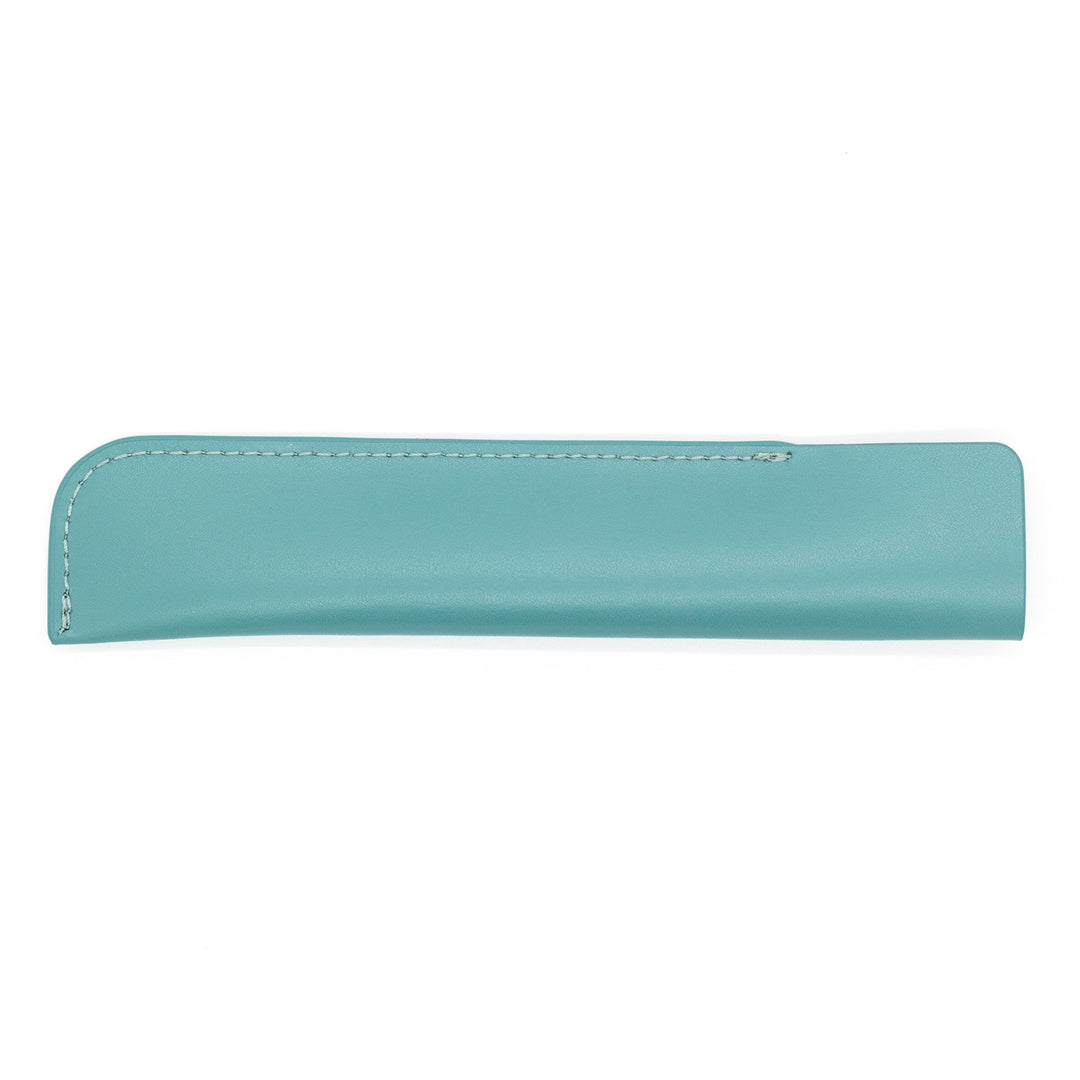 Luddite THE POST Bonded Leather Fiber Pen Sheath - Teal — lead extended