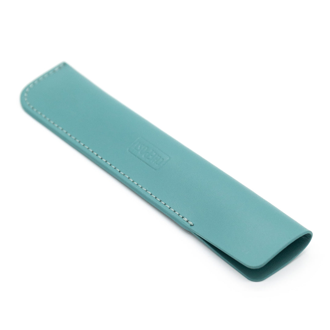 Luddite THE POST Bonded Leather Fiber Pen Sheath - Teal — tip detail