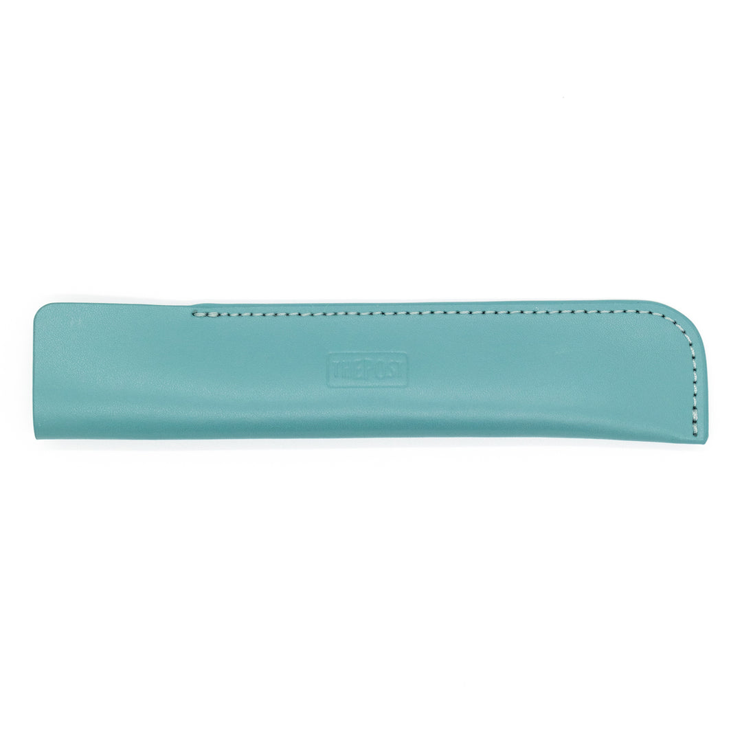 Luddite THE POST Bonded Leather Fiber Pen Sheath in Teal — Luddite pencil — quality graphite writing pencil, at Cityluxe Singapore