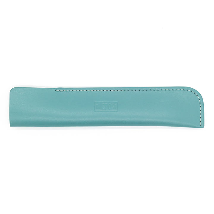 Luddite THE POST Bonded Leather Fiber Pen Sheath - Teal — capped