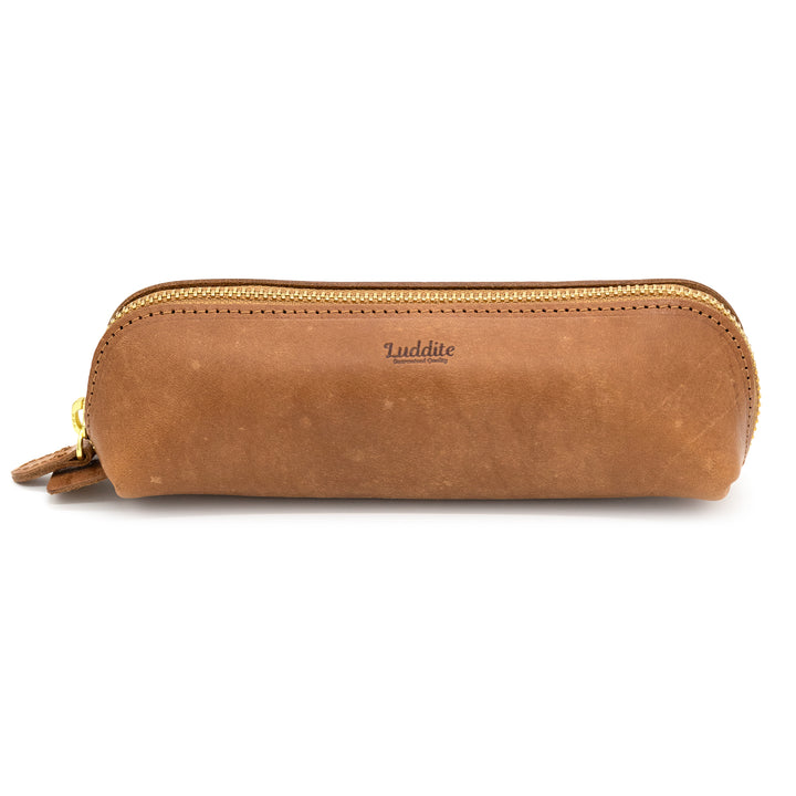 Luddite MAYA Arch Pencase - Whisky Brown — capped