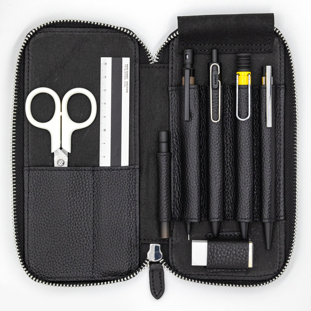 Luddite MAYA Roundzip Pencase Essential - Black — barrel detail