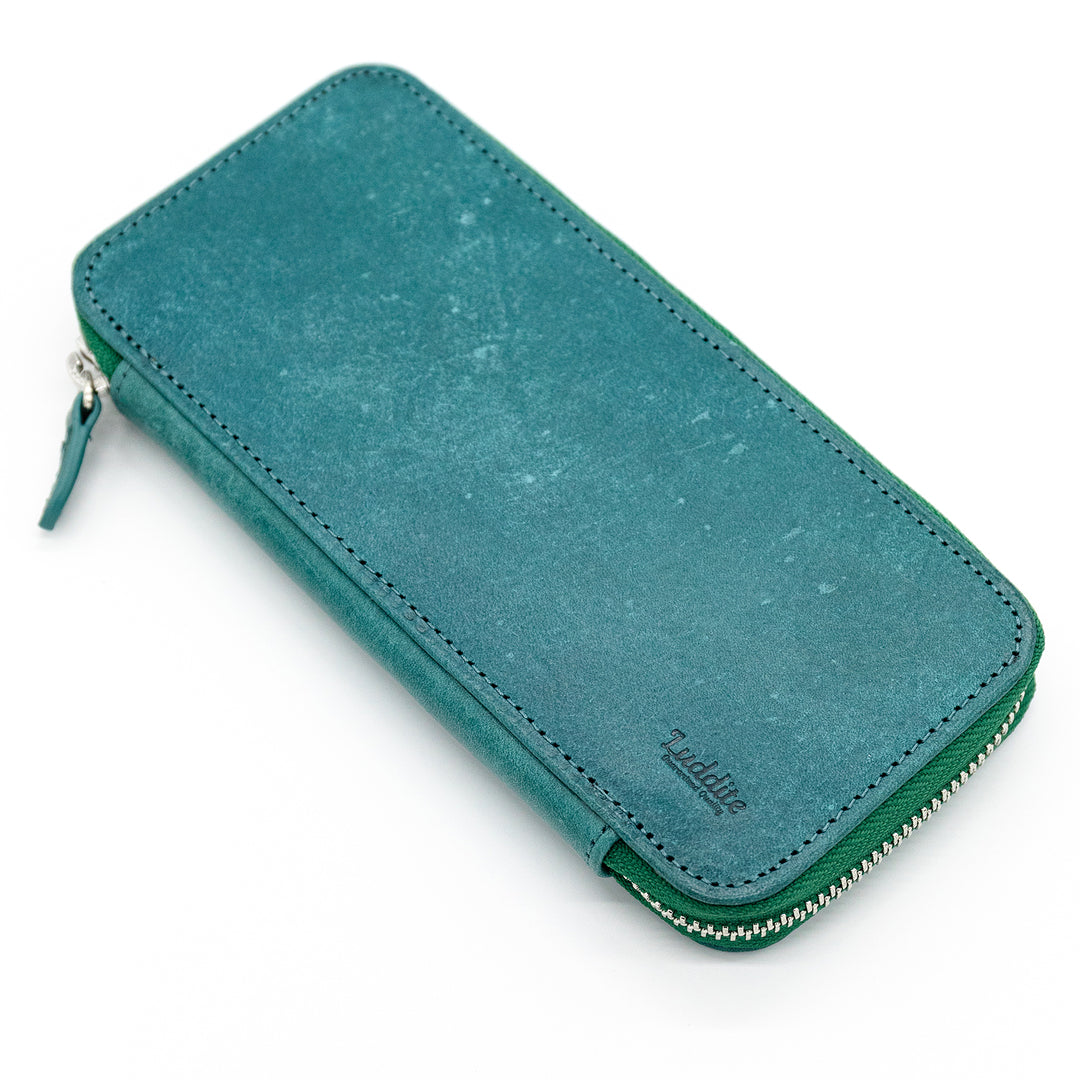 Luddite MAYA Roundzip Pencase Essential - Teal — tip detail