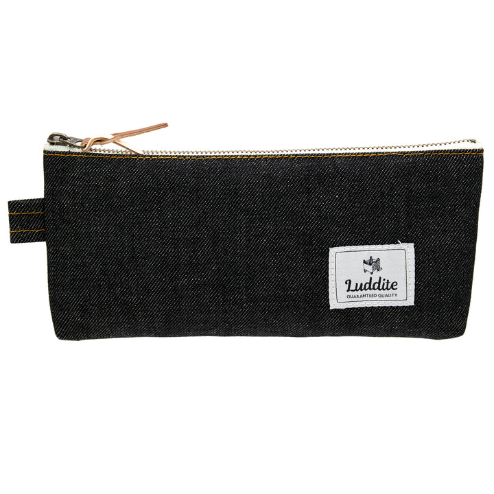 Luddite Pen Case M - Okayama Denim Black — capped