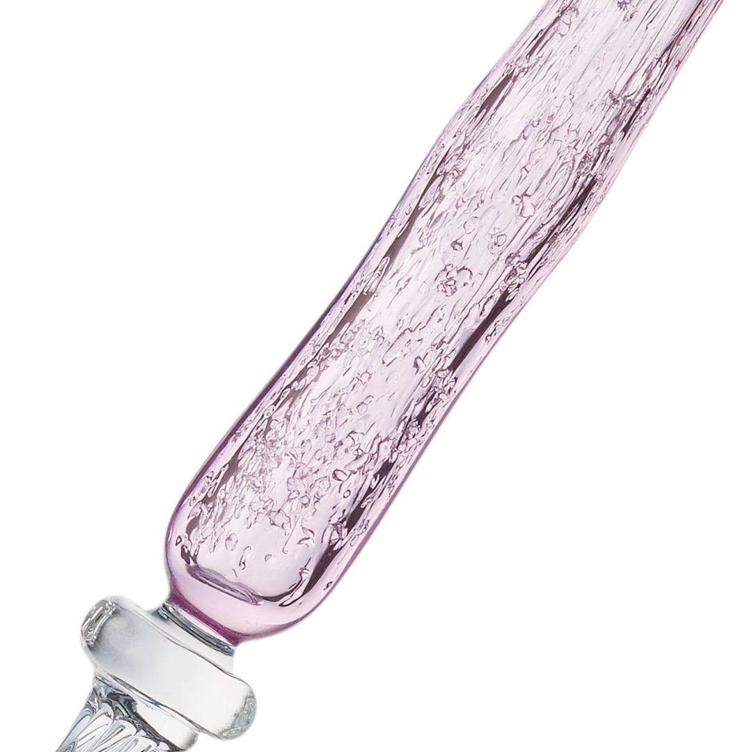 Matsubokkuri Tsubutsubu Glass Fountain Pen - Pink
