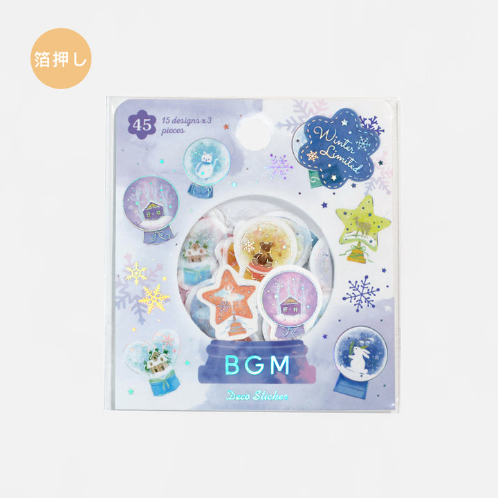 BGM Winter Limited Flakes Seal - Snow Globe