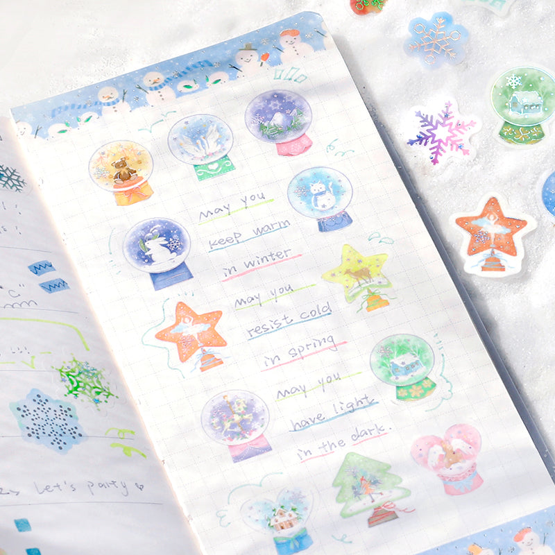 BGM Winter Limited Flakes Seal - Snow Globe