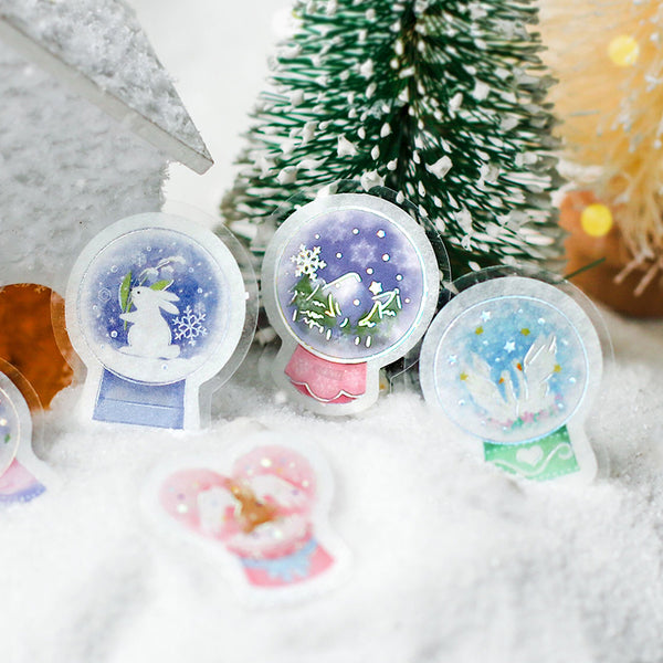 Load image into Gallery viewer, BGM Winter Limited Flakes Seal - Snow Globe
